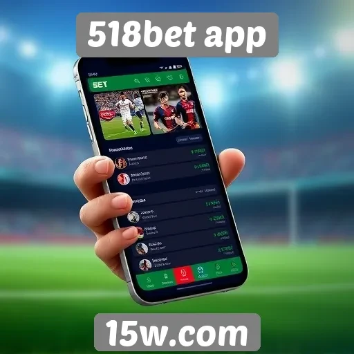 Funcionalidade do aplicativo 518bet para apostas em tempo real