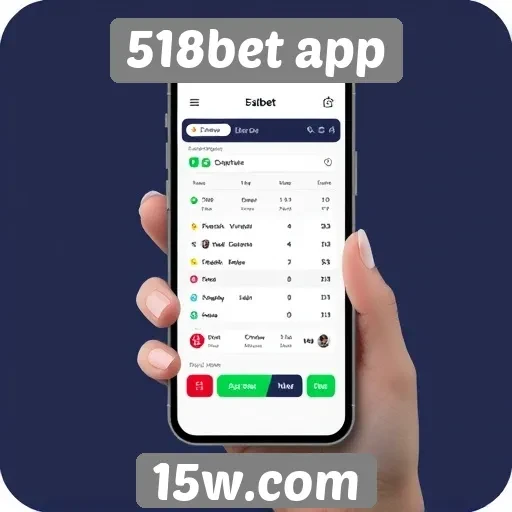 Praticidade do 518bet app para apostas móveis
